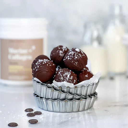 Kollageeniga toorpallid