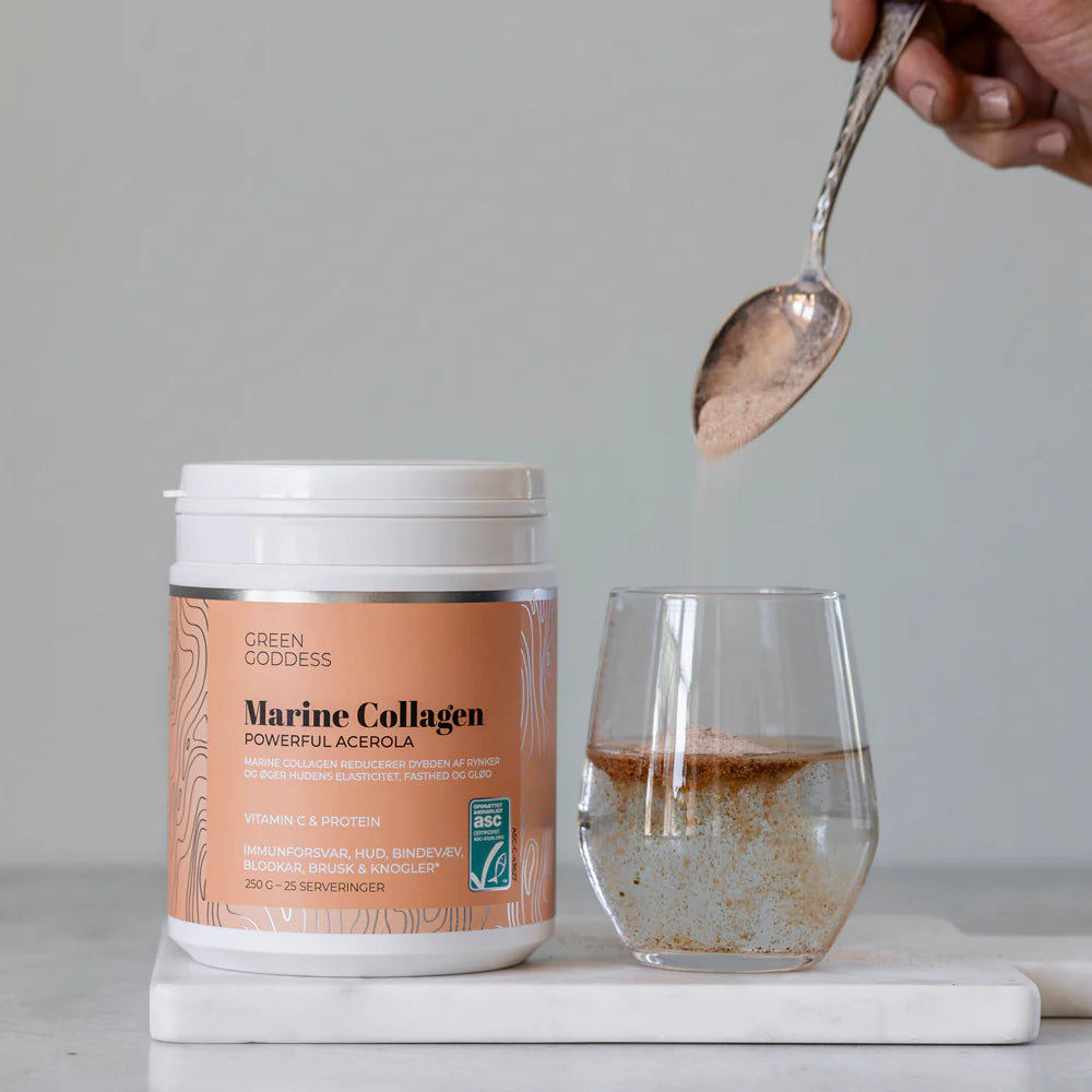 Powerful Acerola mereline kollageen C-vitamiiniga, 250 g