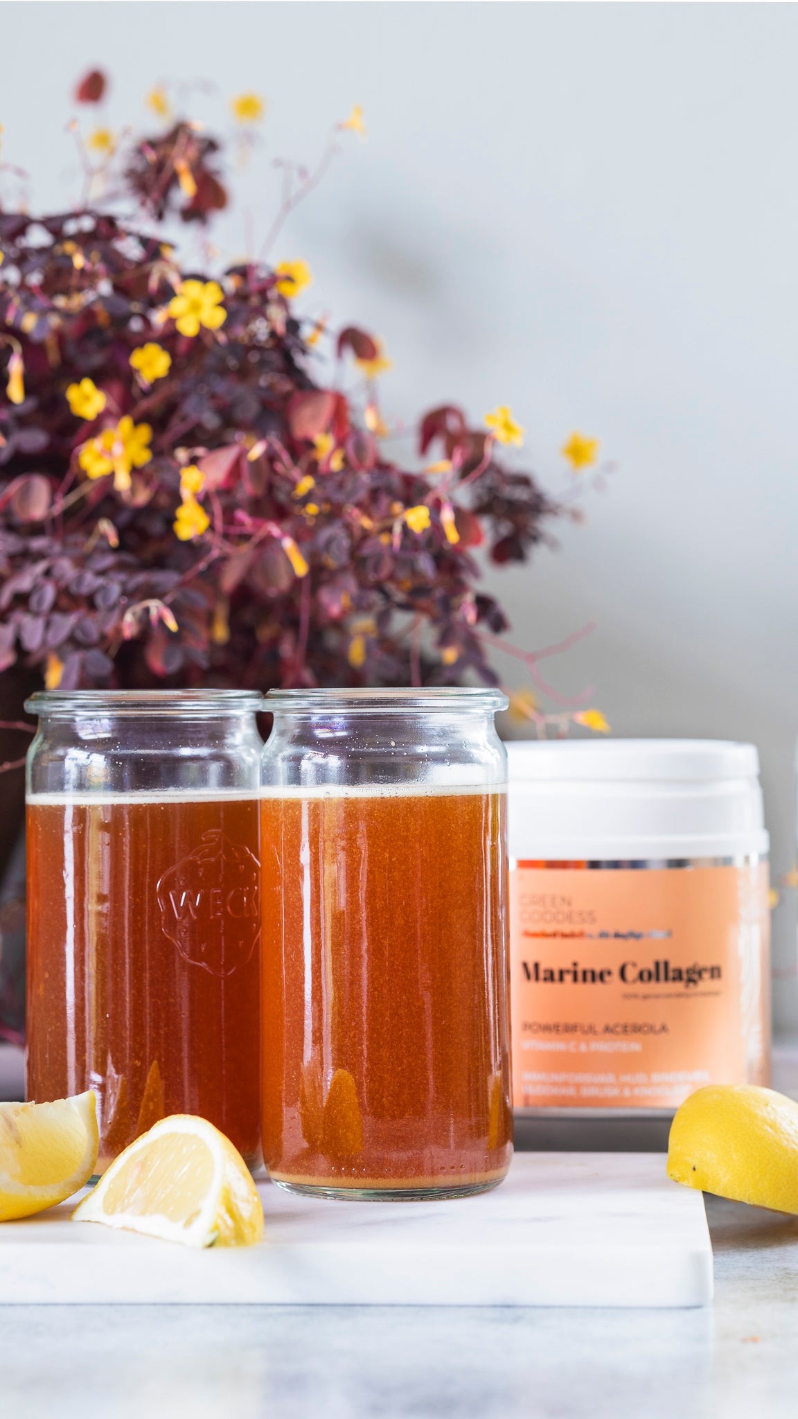 Powerful Acerola mereline kollageen C-vitamiiniga, 250 g